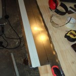 Cutting panels with a sabre saw