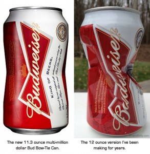 Budweiser Introduces Slim Bowtie Cans
